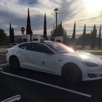 Taxi Tesla Model S en Sabadellç