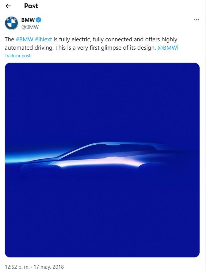 BMW INext Fully Electric