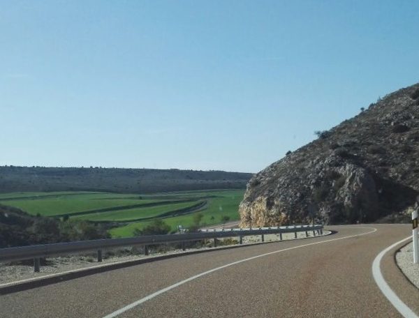 Carretera secundaria de Ariza a Molina de Aragón