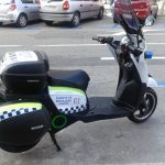 Moto electrica Guardia Urbana