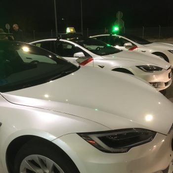 Taxi Tesla Madrid 4