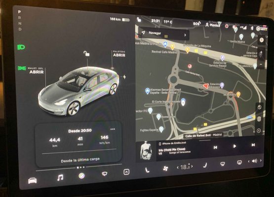 Tesla Model 3 Gran Autonomía 2021 - Consumo Torrejón de Ardoz - Pozuelo de Alarcón