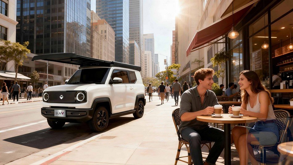 El auténtico coche solar existe: Solarky SunV y cuesta 8000$